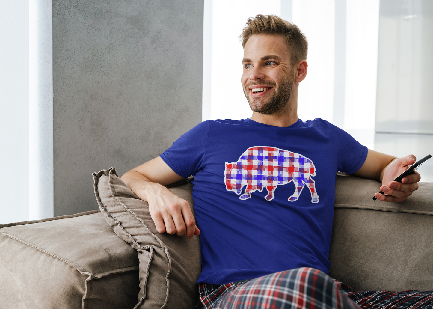 The Plaid Buffalo Bills Colorway Tee