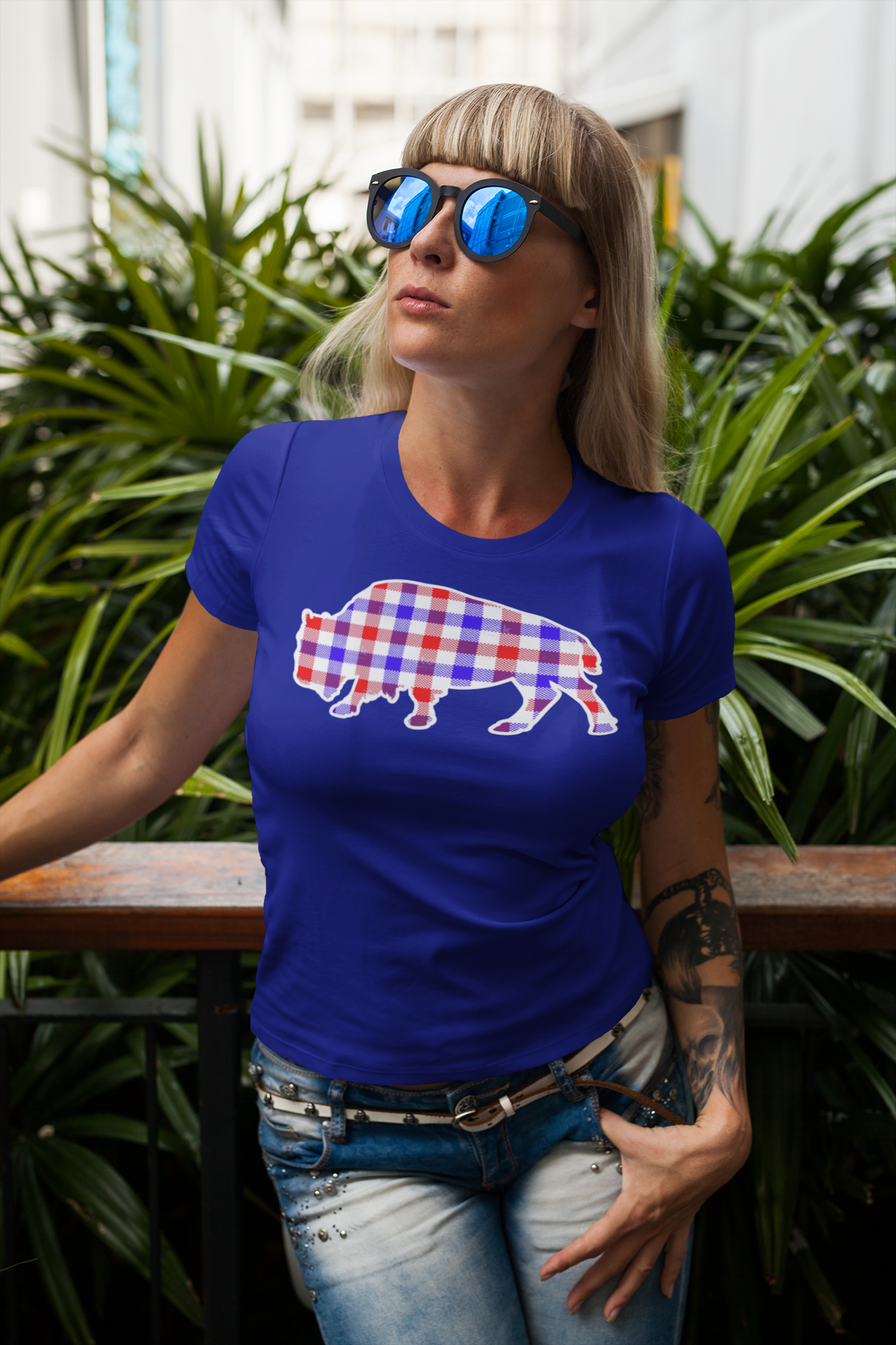 The Plaid Buffalo Bills Colorway Tee