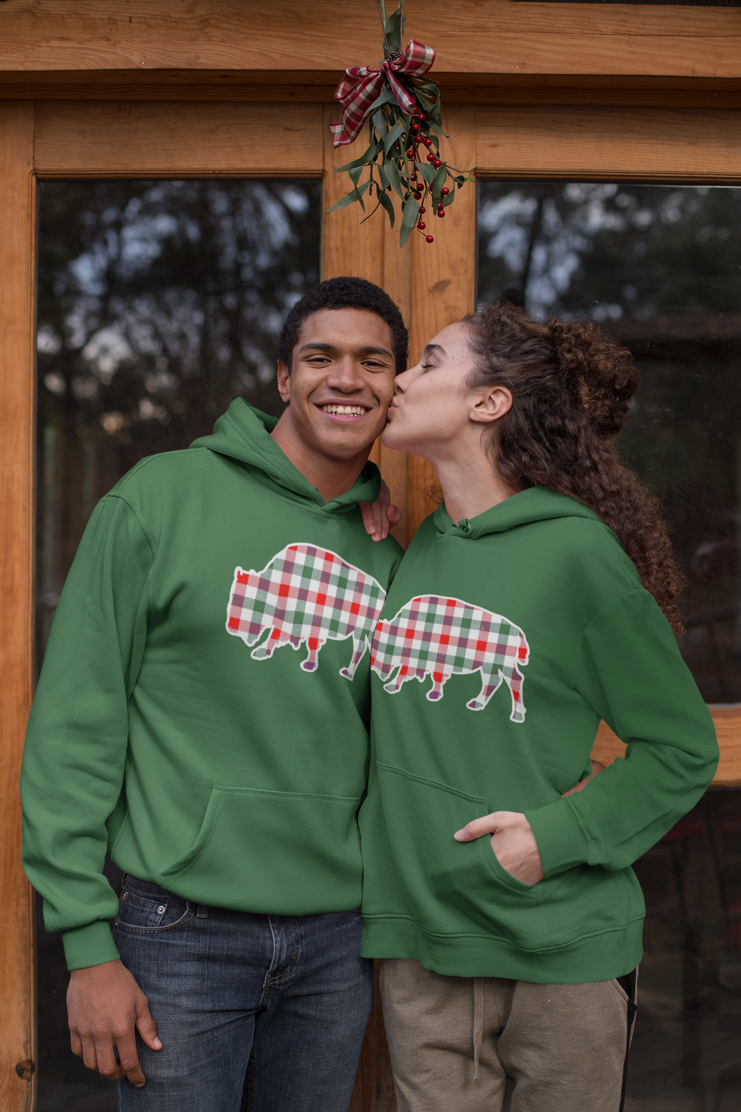 The Plaid Buffalo Christmas Hoodie