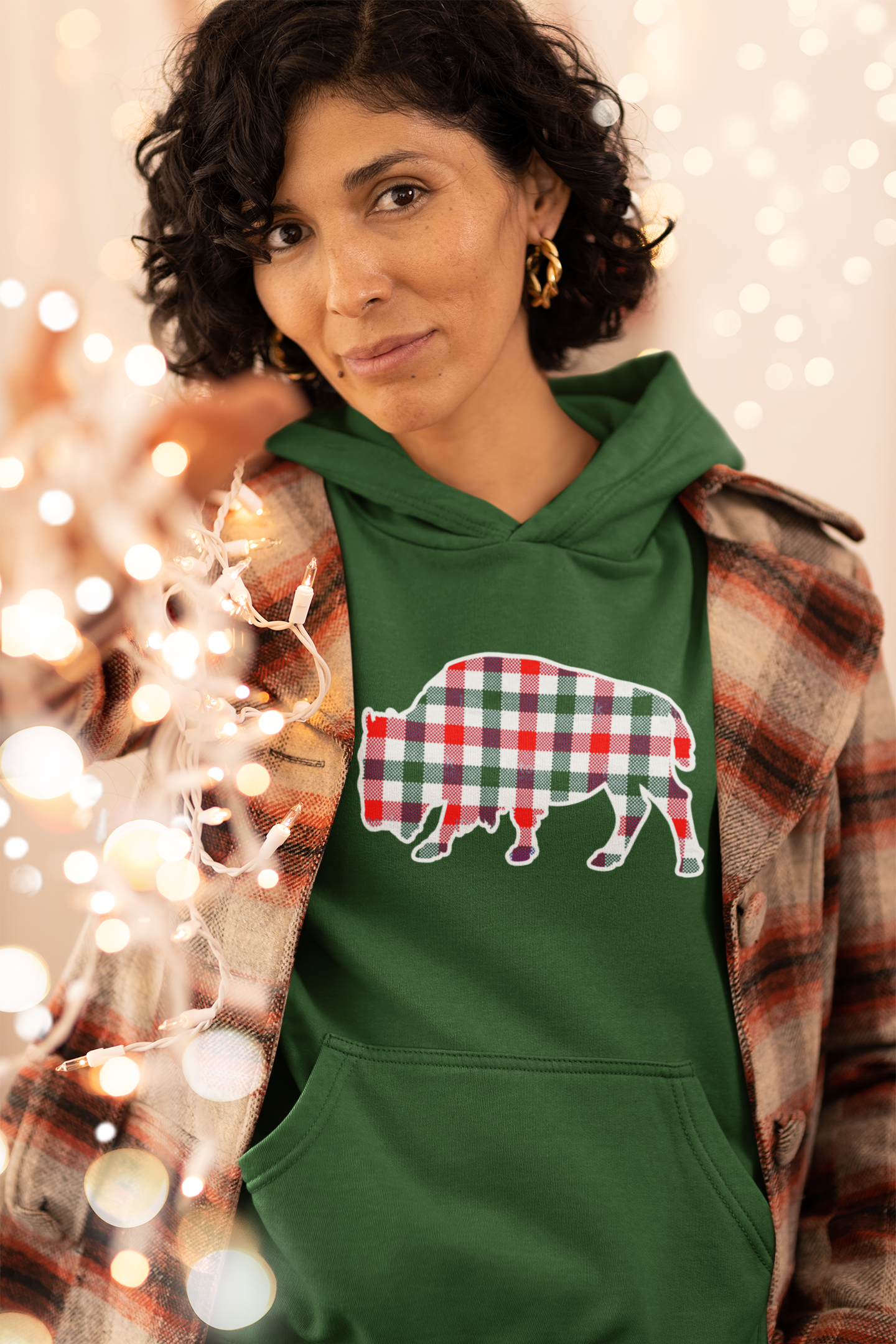 The Plaid Buffalo Christmas Hoodie