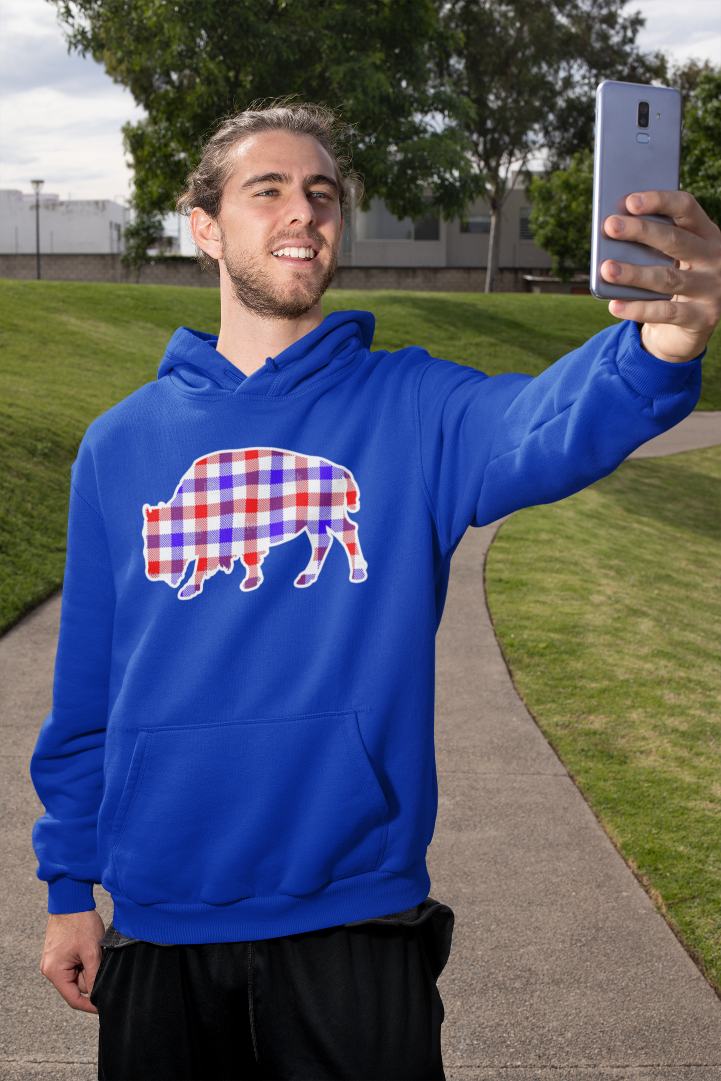 The Plaid Buffalo Bills Colorway Hoodie