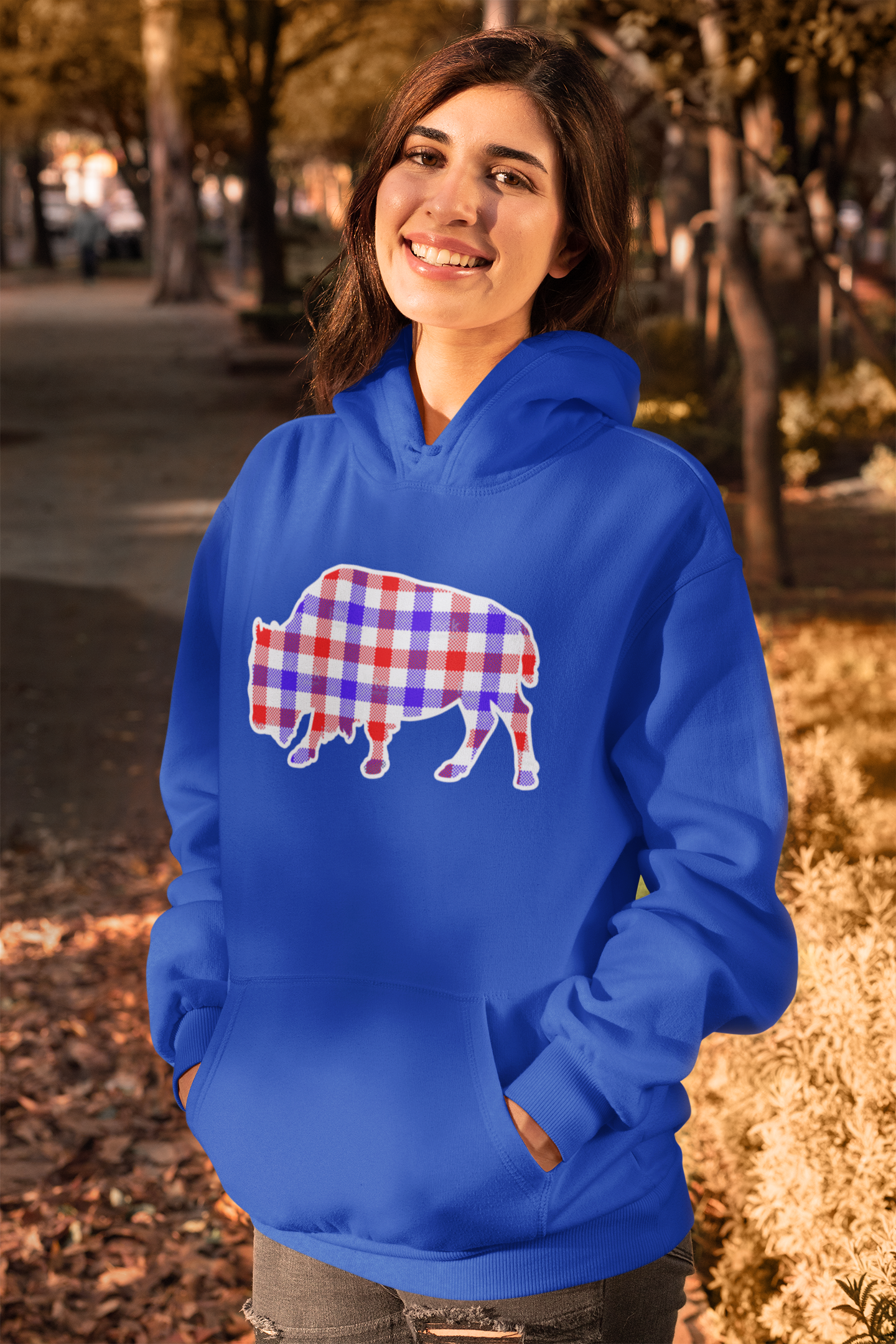 The Plaid Buffalo Bills Colorway Hoodie